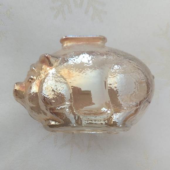 Anchor Hocking Other - Carnical Glass Piggy Bank